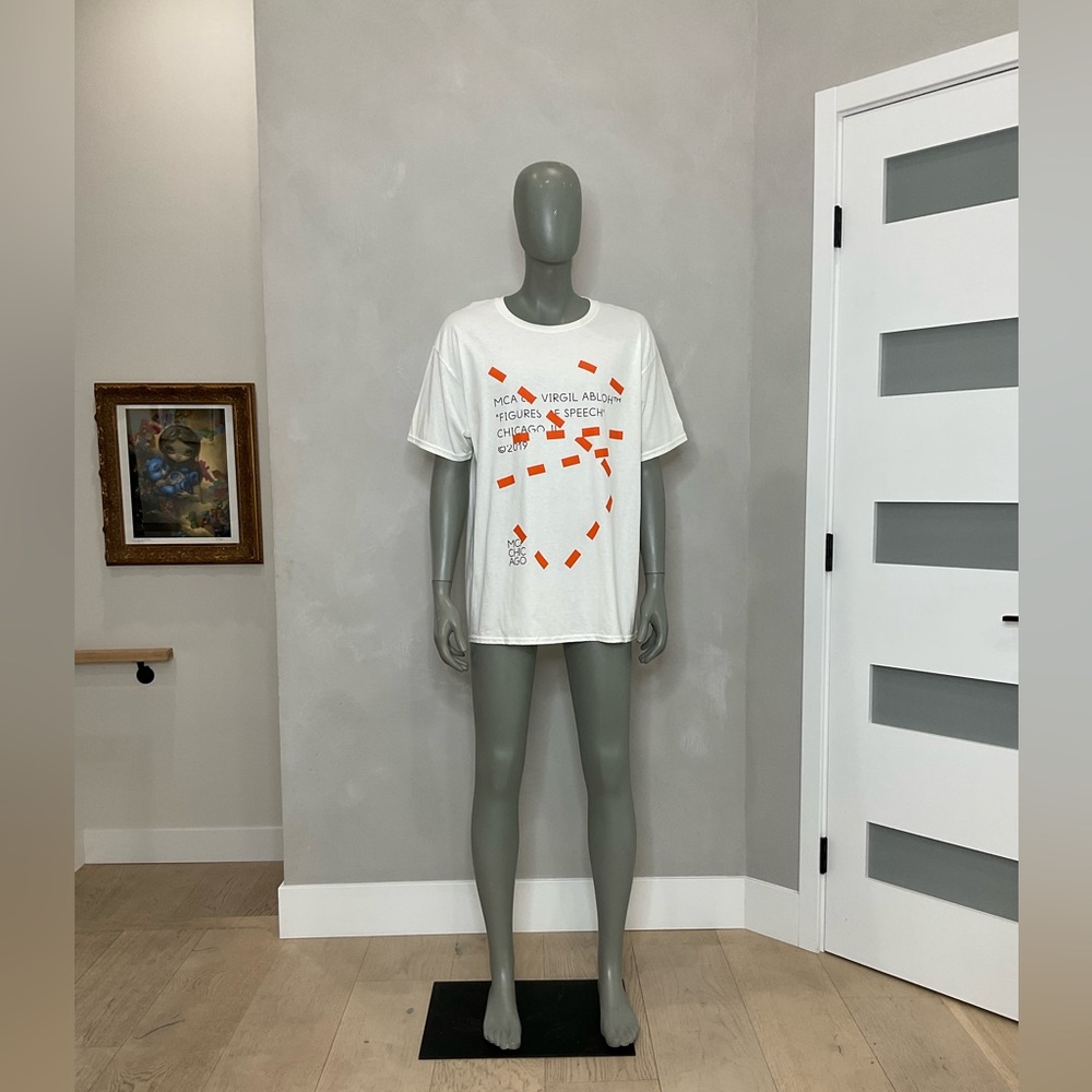 Virgil Abloh Mca Figures Of Speech Lines Tee - image 1